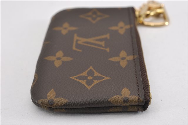 Authentic Louis Vuitton Monogram Pochette Cles Coin Purse Case M62650 LV K4905