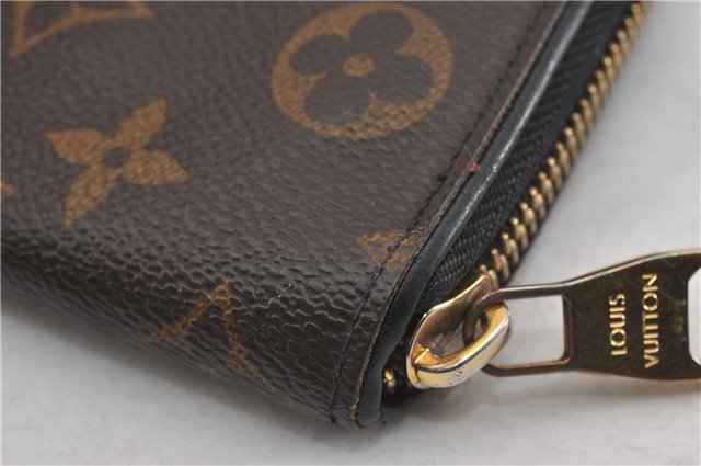 Authentic Louis Vuitton Monogram Zippy Wallet Retiro Long Black M61855 LV K4907