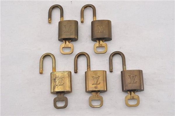 Authentic Louis Vuitton Padlock & Keys 10Set LV K4913