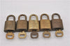 Authentic Louis Vuitton Padlock & Keys 10Set LV K4913