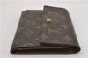 Authentic Louis Vuitton Monogram Porte Tresor Etui Papier Wallet M61202 LV K4916