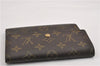 Authentic Louis Vuitton Monogram Porte Tresor Etui Papier Wallet M61202 LV K4916