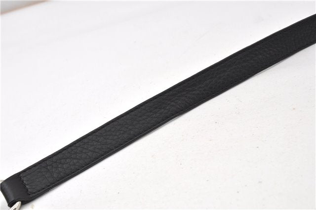 Authentic GUCCI Vintage Shoulder Cross Body Bag Leather 233329 Black K4918