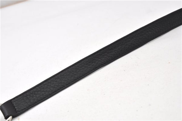 Authentic GUCCI Vintage Shoulder Cross Body Bag Leather 233329 Black K4918