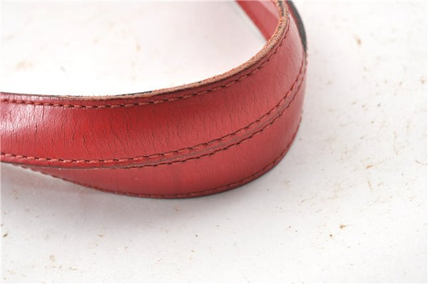 Auth Louis Vuitton Epi Saint Jacques Shopping Shoulder Bag Red M52267 LV K4921