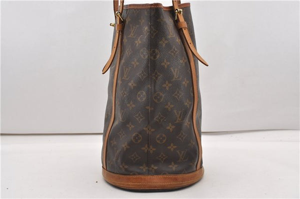 Authentic Louis Vuitton Monogram Bucket GM Shoulder Tote Bag M42236 Junk K4922