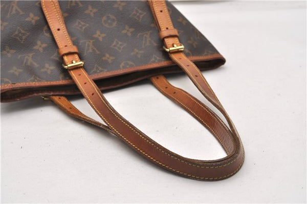 Authentic Louis Vuitton Monogram Bucket GM Shoulder Tote Bag M42236 Junk K4922