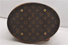 Authentic Louis Vuitton Monogram Bucket GM Shoulder Tote Bag M42236 Junk K4922