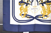 Authentic HERMES Carre 90 Scarf "BRIDES de GALA par" Silk Navy K4933