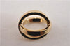 Authentic HERMES Scarf Ring Cosmos Bijouterie Fantaisie Gold Tone Box K4948