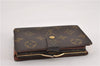 Auth Louis Vuitton Monogram Porte Monnaie Billets Viennois M61663 Wallet K4953