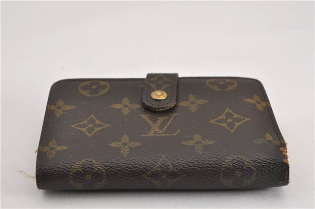 Auth Louis Vuitton Monogram Porte Monnaie Billets Viennois M61663 Wallet K4953