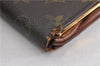 Auth Louis Vuitton Monogram Porte Monnaie Billets Viennois M61663 Wallet K4953