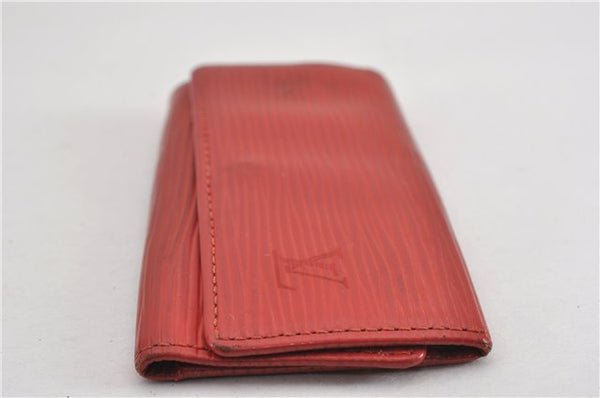 Authentic Louis Vuitton Epi Multicles 4 Key Case Red M63827 LV K4955