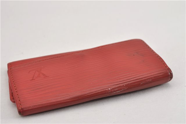 Authentic Louis Vuitton Epi Multicles 4 Key Case Red M63827 LV K4955