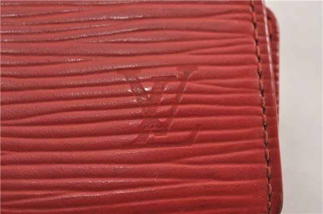 Authentic Louis Vuitton Epi Multicles 4 Key Case Red M63827 LV K4955
