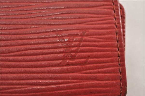 Authentic Louis Vuitton Epi Multicles 4 Key Case Red M63827 LV K4955