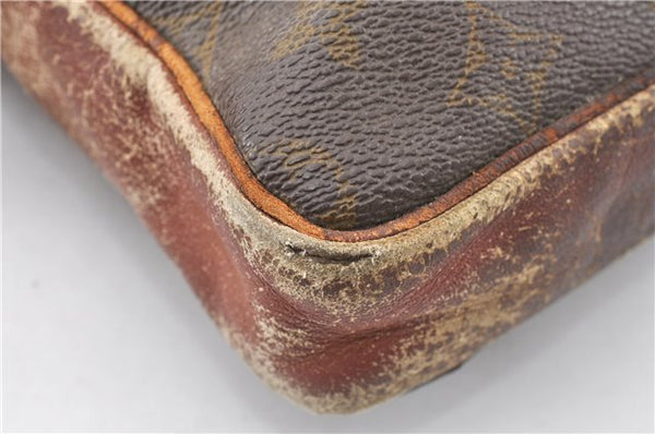 Authentic Louis Vuitton Monogram Pochette Sport Clutch Bag Old Model Junk K4963