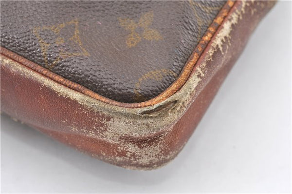 Authentic Louis Vuitton Monogram Pochette Sport Clutch Bag Old Model Junk K4963