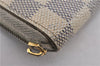 Authentic Louis Vuitton Damier Azur Zippy Coin Purse Wallet N63069 LV Junk K4964