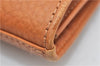 Authentic Burberrys Vintage Leather Clutch Hand Bag Purse Brown K4976