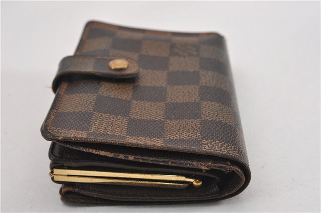 Authentic Louis Vuitton Damier Portefeuille Viennois Wallet N61674 LV K4980