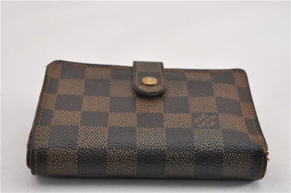 Authentic Louis Vuitton Damier Portefeuille Viennois Wallet N61674 LV K4980