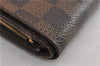 Authentic Louis Vuitton Damier Portefeuille Viennois Wallet N61674 LV K4980