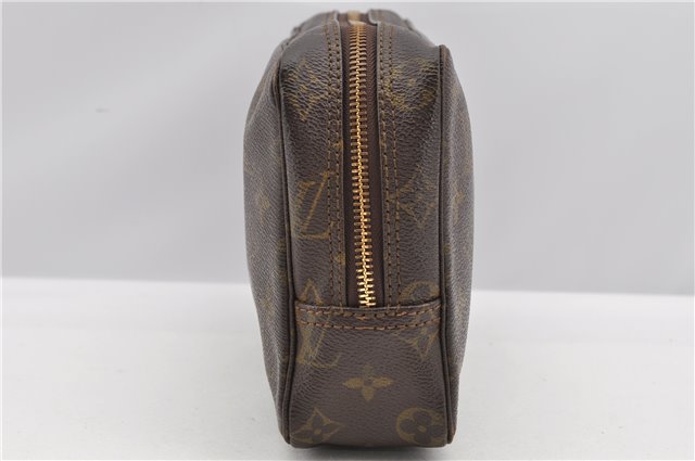 Auth Louis Vuitton Monogram Trousse Toilette 23 Clutch Hand Bag M47524 LV K4983