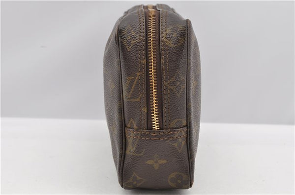 Auth Louis Vuitton Monogram Trousse Toilette 23 Clutch Hand Bag M47524 LV K4983