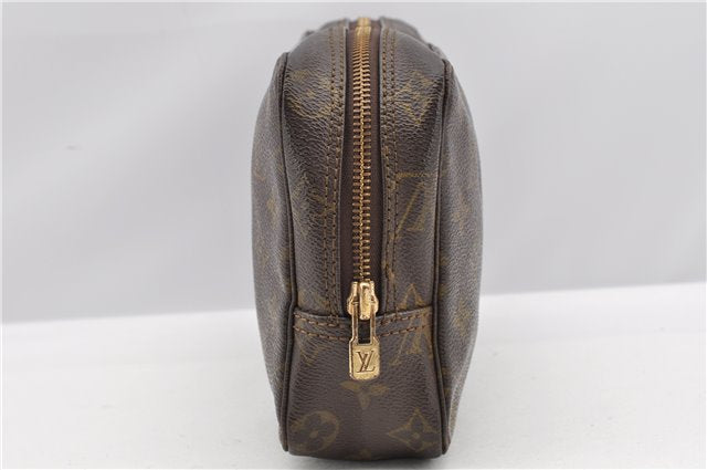 Auth Louis Vuitton Monogram Trousse Toilette 23 Clutch Hand Bag M47524 LV K4983