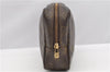 Auth Louis Vuitton Monogram Trousse Toilette 23 Clutch Hand Bag M47524 LV K4983