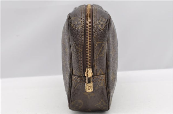Auth Louis Vuitton Monogram Trousse Toilette 23 Clutch Hand Bag M47524 LV K4983