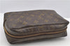 Auth Louis Vuitton Monogram Trousse Toilette 23 Clutch Hand Bag M47524 LV K4983