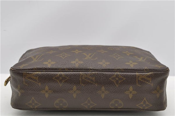 Auth Louis Vuitton Monogram Trousse Toilette 23 Clutch Hand Bag M47524 LV K4983