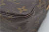 Auth Louis Vuitton Monogram Trousse Toilette 23 Clutch Hand Bag M47524 LV K4983