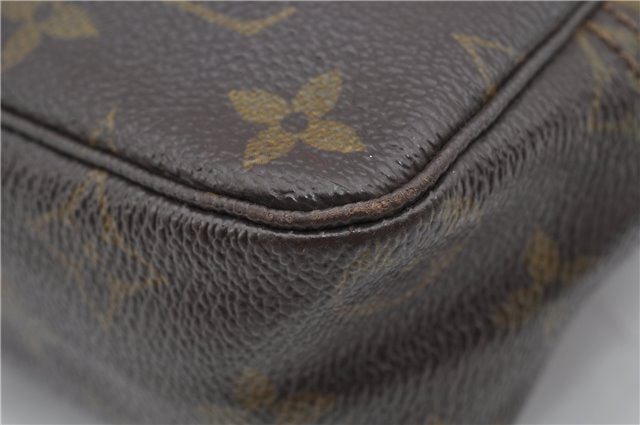 Auth Louis Vuitton Monogram Trousse Toilette 23 Clutch Hand Bag M47524 LV K4983