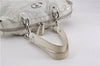 Authentic CELINE Vintage Shoulder Tote Bag Enamel White K4984