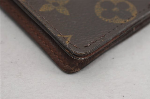 Auth Louis Vuitton Monogram Porte Billet 6 Carte Credit Wallet M60929 LV K4985