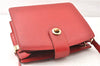 Authentic Louis Vuitton Epi Capucines Shoulder Cross Bag Red M52347 LV K4989