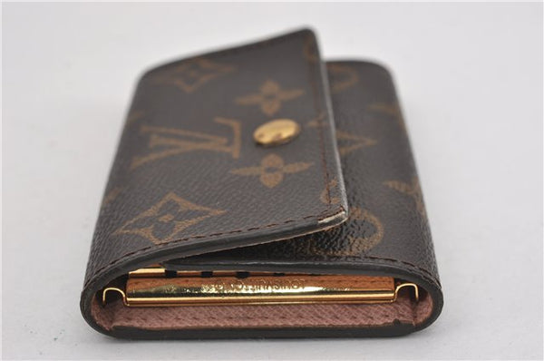 Authentic Louis Vuitton Monogram Multicles 6 Key Case Holder M61285 Pink K5000