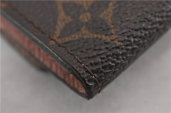 Authentic Louis Vuitton Monogram Multicles 6 Key Case Holder M61285 Pink K5000