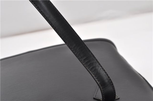 Authentic Louis Vuitton Epi Lussac Shoulder Tote Bag Black M52282 LV K5004