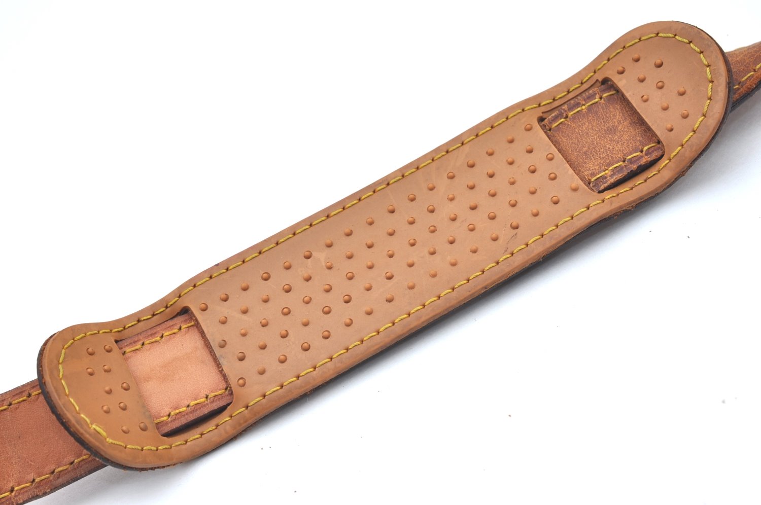 Authentic Louis Vuitton Leather Shoulder Strap Beige 40.2-47.2