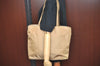 Authentic PRADA Nylon Tessuto Leather Shoulder Hand Bag Beige K5024