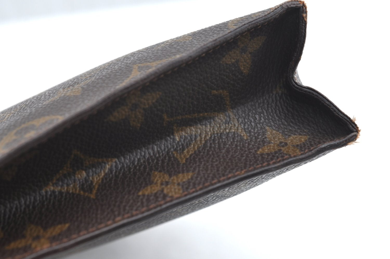 Auth Louis Vuitton Monogram Poche Toilette 26 Cosmetics Pouch Old Model LV K5031