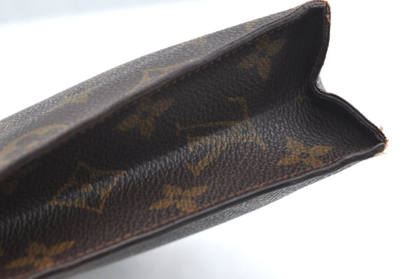 Auth Louis Vuitton Monogram Poche Toilette 26 Cosmetics Pouch Old Model LV K5031