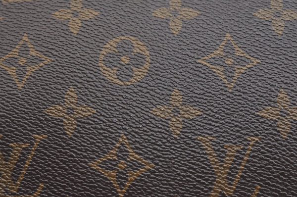 Auth Louis Vuitton Monogram Poche Toilette 26 Cosmetics Pouch Old Model LV K5031