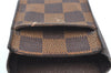 Authentic Louis Vuitton Damier Etui Cigarette Case N63024 LV K5033