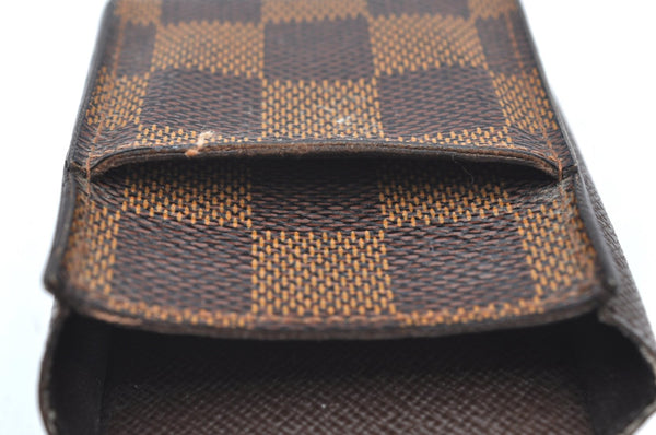 Authentic Louis Vuitton Damier Etui Cigarette Case N63024 LV K5033